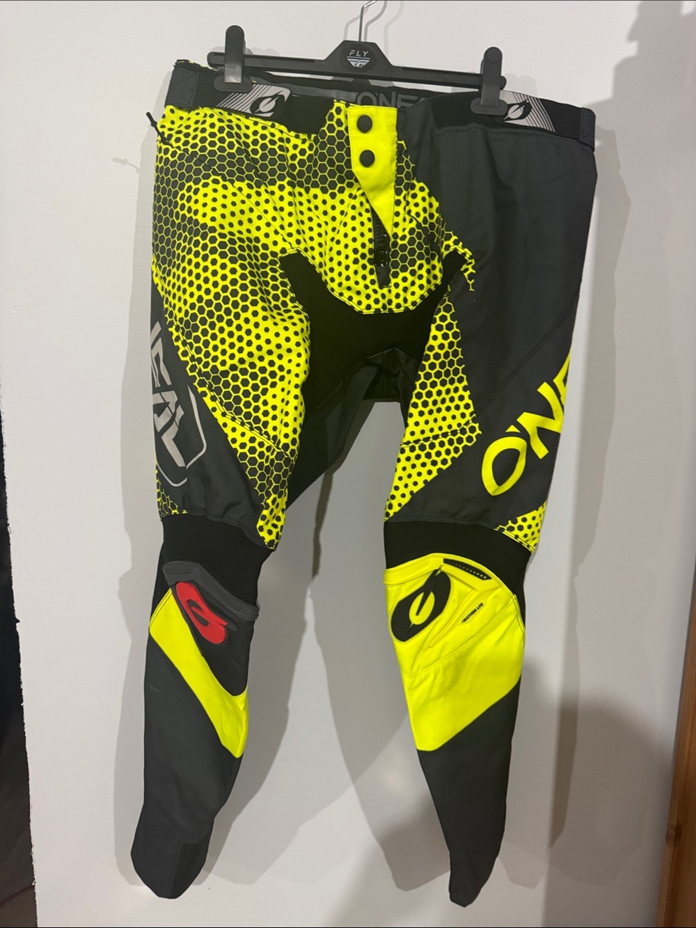 O’Neal Racing Men’s MX Pants in Neon Yellow & Black